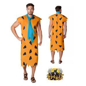 Adult Fred Flintstone Plus Size Costume. Size XXL